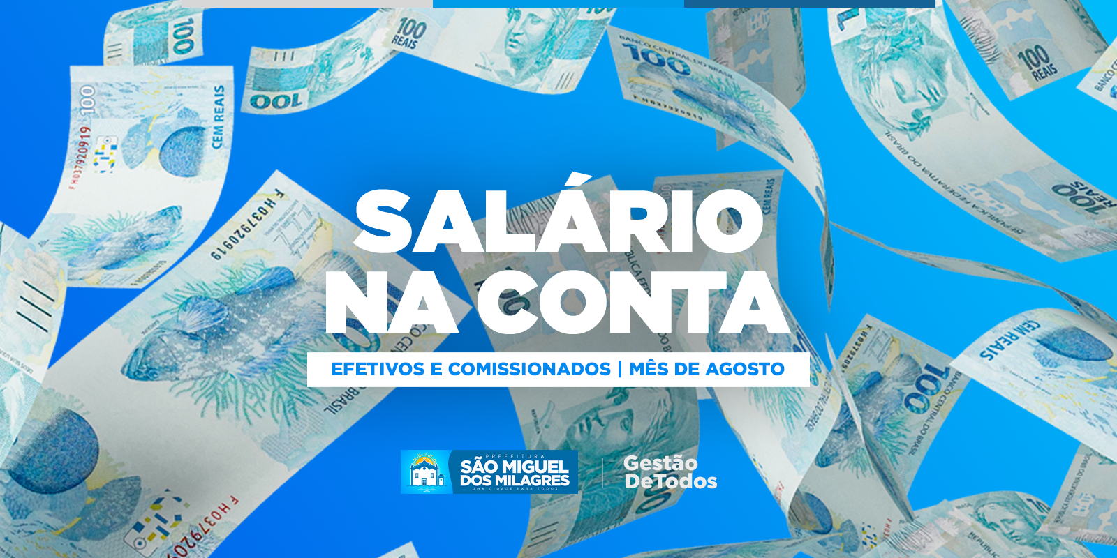 Salário na conta!
